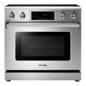 Thor Electric Range Stainless Steel Kitchen Stove with Oven, Premium Home & Commercial Cooking Appliance