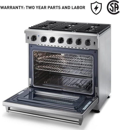 Thor Kitchen Gas Ranges – Professional Cooking for Home & Commercial Use - Gas Ranges / Kitchen Cooking Appliances / Professional Kitchen Equipment with 36" | Sold by Uncle Wiener's Wholesale