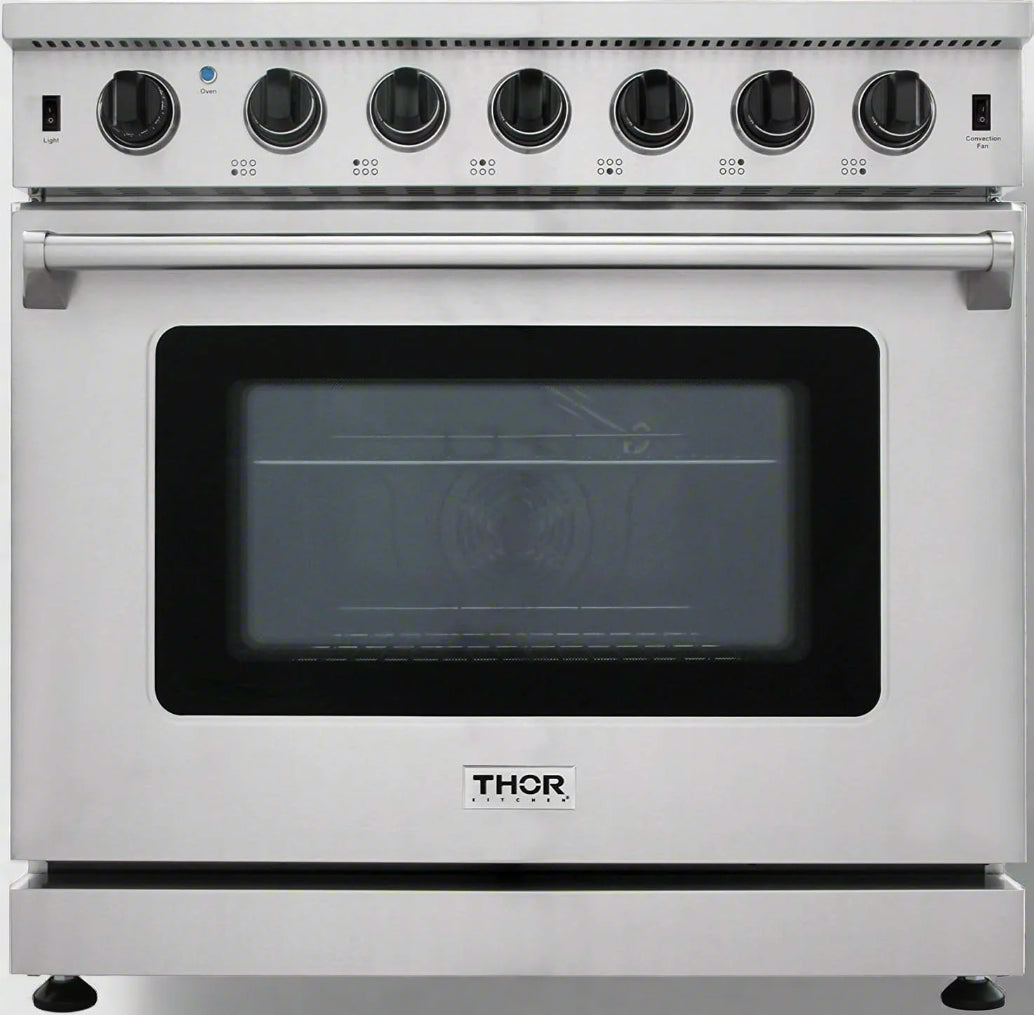 Thor convection gas oven with high-BTU burners and control panel

