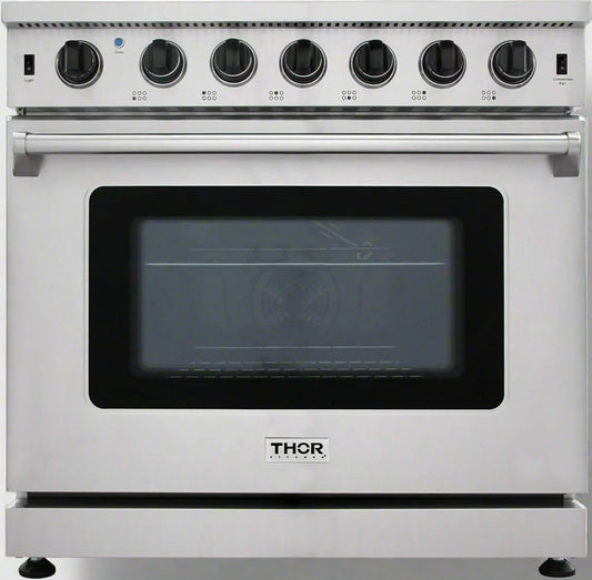 Thor convection gas oven with high-BTU burners and control panel

