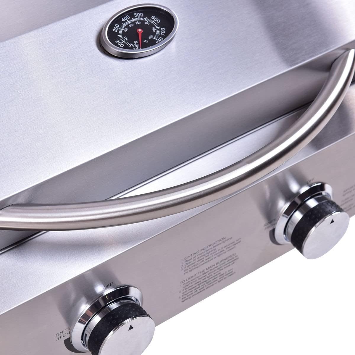 Thor Portable Stainless Steel BBQ Grill – Compact Outdoor Propane Barbecue | Model HGG2012U - Furniture with | Sold by Uncle Wiener's Wholesale