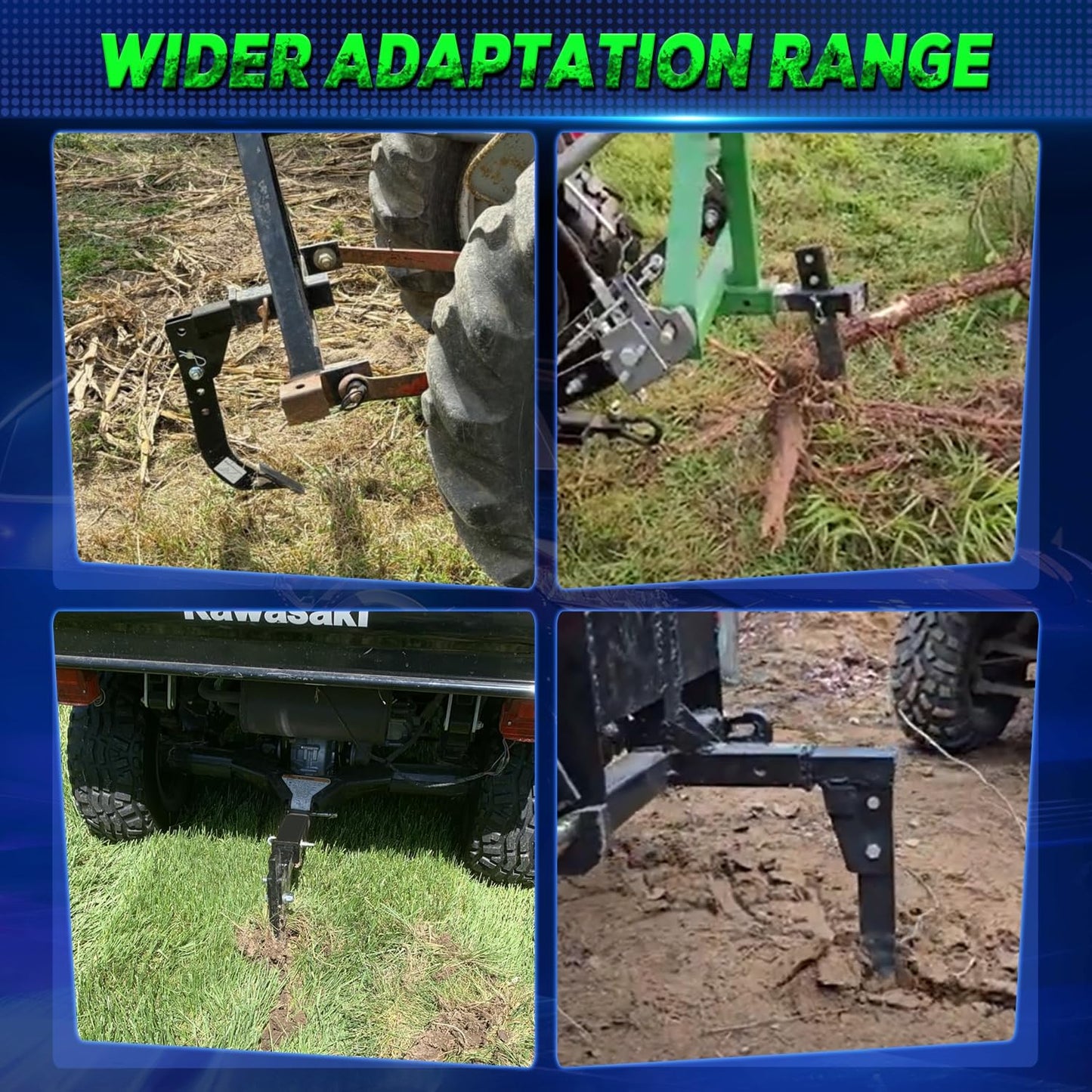 Three - Point Hitch Plow Leg – Heavy - Duty Steel Curved Plow Shank for Tractor Tillage CB5203 - with | Sold by Uncle Wiener's Wholesale