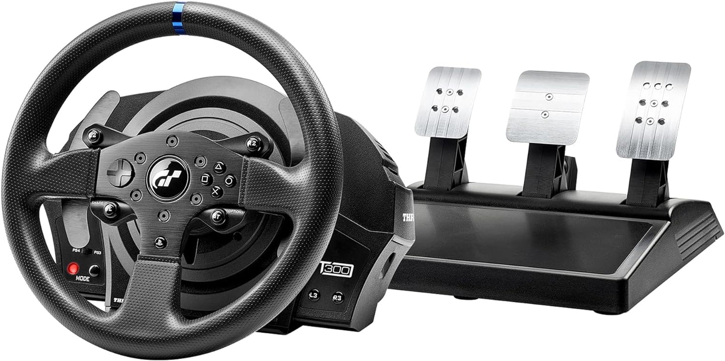 Thrustmaster T300RS Force Feedback GT Racing Wheel (compatible w/ PS5, PS5 Pro, PS4 & PC) - with | Sold by Uncle Wiener's Wholesale
