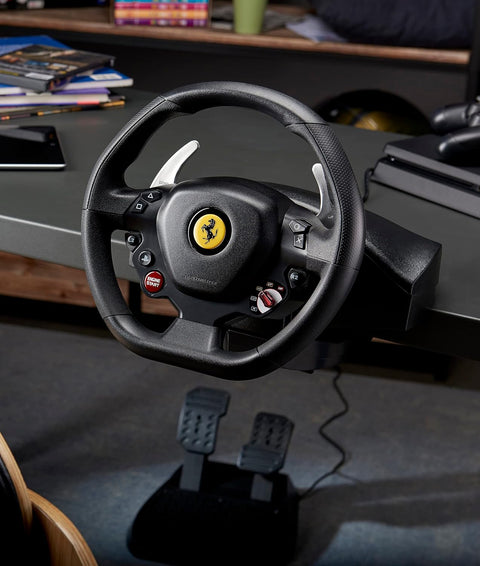 Thrustmaster T80 Ferrari 488 GTB Edition Racing Wheel (compatible w/ PS5, PS5 Pro, PS4 & PC) - with | Sold by Uncle Wiener's Wholesale