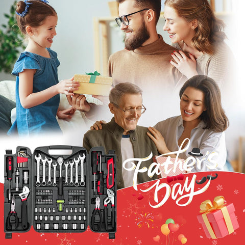 TLGREEN Daily Household Multi - Purpose Toolbox Set, 95 Pieces of Manual Maintenance, Home Decoration Set with Storage Box, Suitable for Maintenance, Repair, DIY - with | Sold by Uncle Wiener's Wholesale