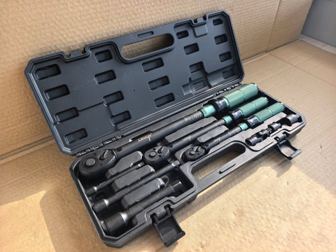 Torque Wrench Set 1/4 Inch 3/8 Inch 1/2 Inch Drive 72 Tooth Dual Scale with Case CTW91420 - with | Sold by Uncle Wiener's Wholesale