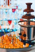Total Chef 1.5 lbs 3 Tier Chocolate Fondue Fountain - with <B>Dimensions (Overall):</B> 16 Inches (H) x 9.5 Inches (W) x 7.5 Inches (D) | Sold by Uncle Wiener's Wholesale