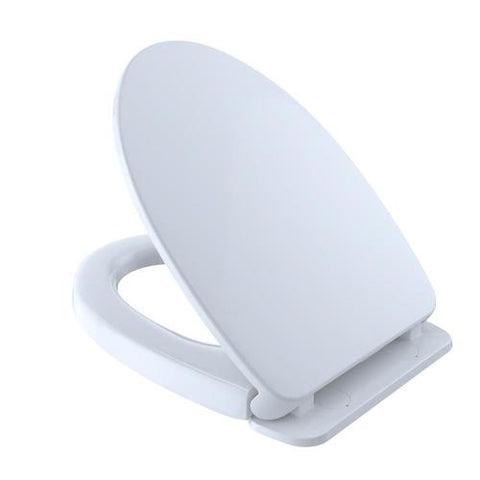 TOTO Cotton White Elongated Slow - Close Toilet Seat - with Color/Finish Family: White | Sold by Uncle Wiener's Wholesale