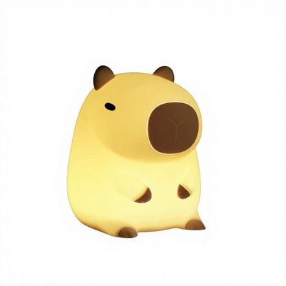 Touch LED Animal Night Light USB Rechargeable RGB Soft Silicone Lamp 3 Sizes ARCTL - with Capybara Style | Sold by Uncle Wiener's Wholesale