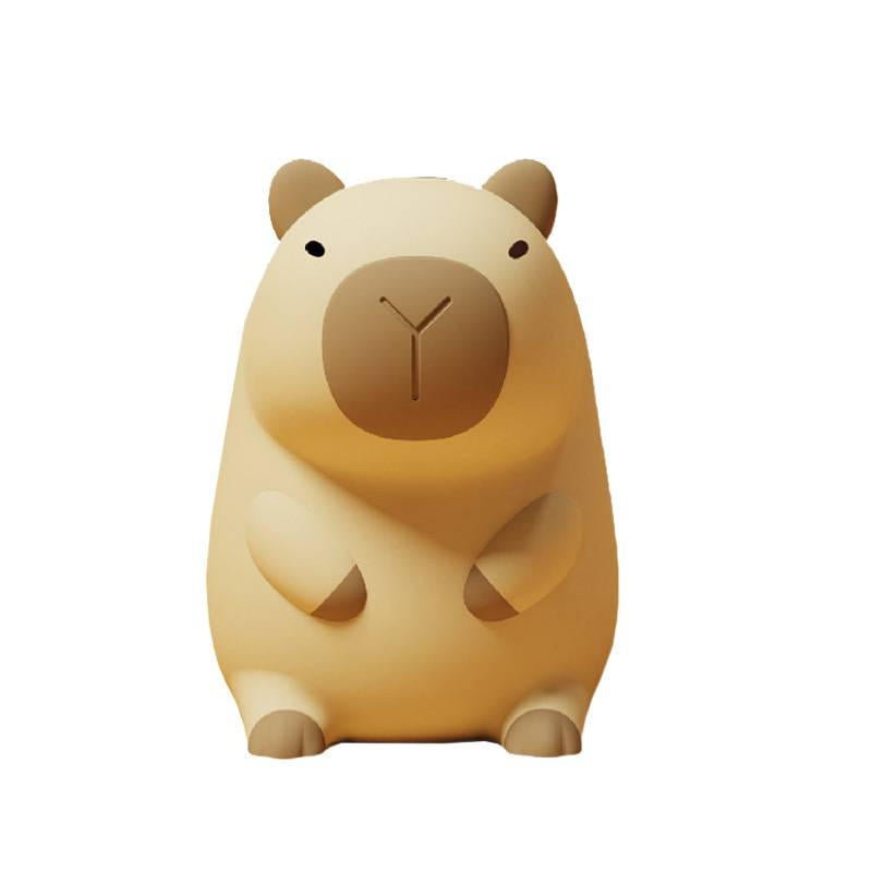 Touch LED Animal Night Light USB Rechargeable RGB Soft Silicone Lamp 3 Sizes ARCTL - with Capybara Style | Sold by Uncle Wiener's Wholesale