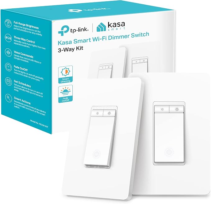 TP-Link Kasa Smart 3-Way WiFi Dimmer Light Switch Kit KS230 V2 – Alexa & Google Home Compatible - Electronics with | Sold by Uncle Wiener's Wholesale