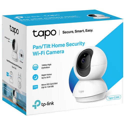 TP - Link Tapo C200 Wireless Indoor 1080p Full HD Home Security Camera – White - with | Sold by Uncle Wiener's Wholesale