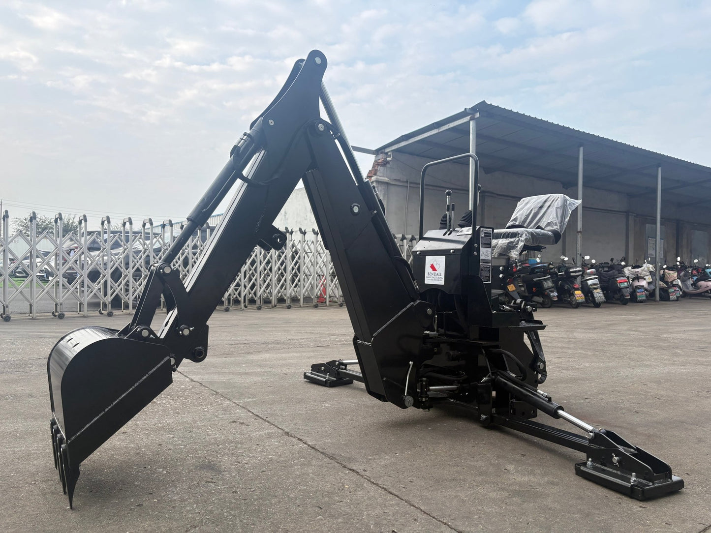 Tractor Backhoe Attachment 9 ft Digging Depth for 35–65 HP Tractors – BH8600 - with | Sold by Uncle Wiener's Wholesale