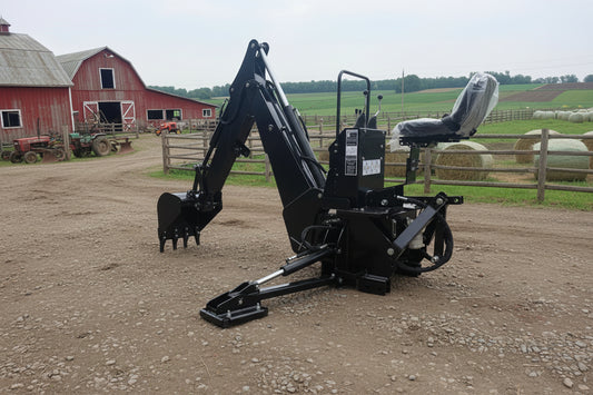 Tractor Backhoe Attachment 9 ft Digging Depth for 35–65 HP Tractors – BH8600 - with | Sold by Uncle Wiener's Wholesale