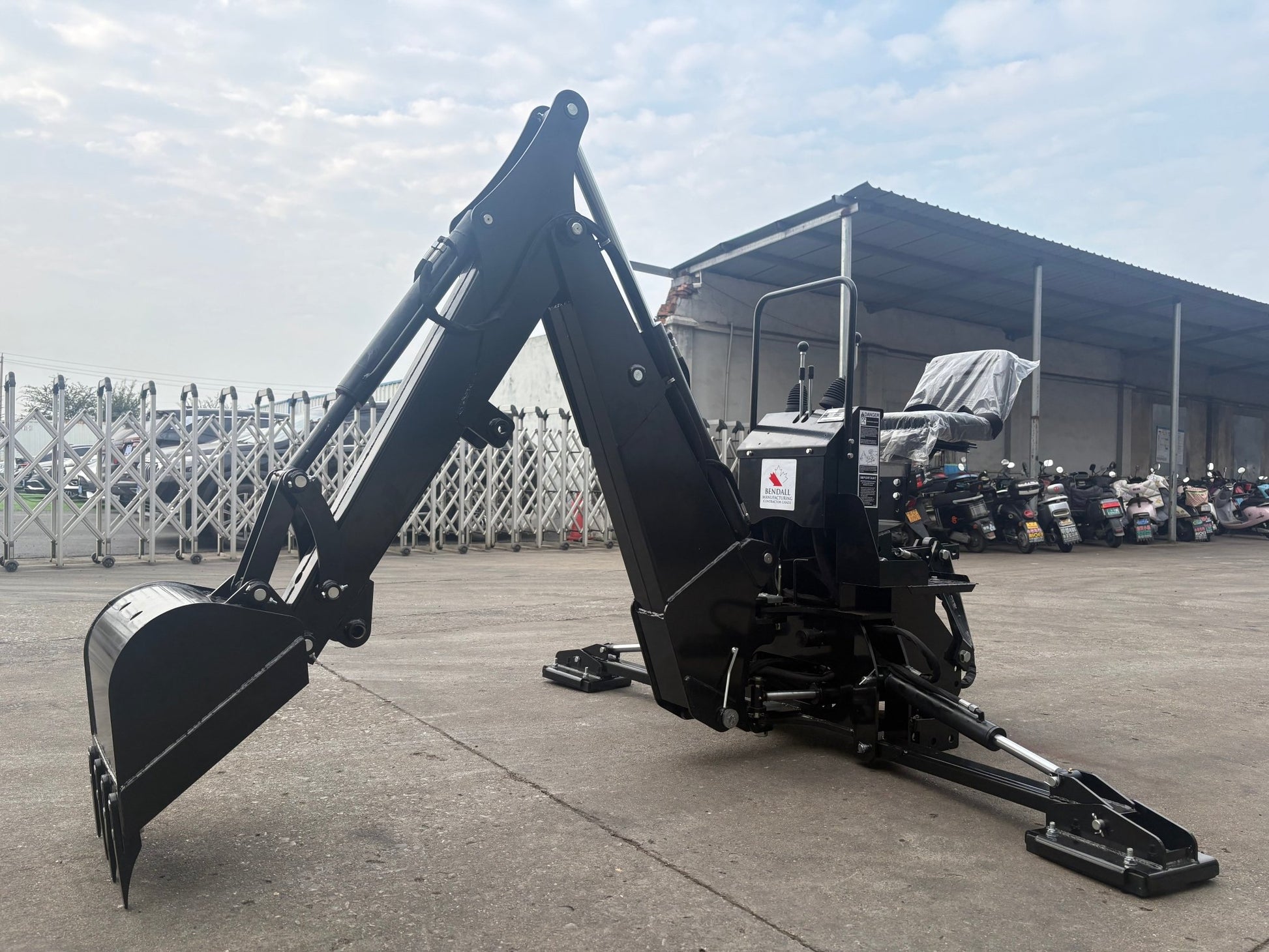 Tractor Backhoe Attachment 9 ft Digging Depth for 35–65 HP Tractors – BH8600 - with | Sold by Uncle Wiener's Wholesale