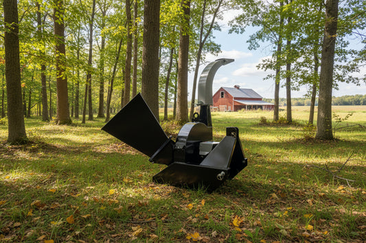 Tractor PTO Wood Chipper Heavy Duty Direct Drive with 360 Degree Chute Multiple Sizes BX Series - with 4 Inch | Sold by Uncle Wiener's Wholesale