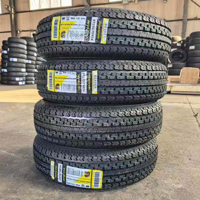 Trailer Tires – Heavy - Duty 10–16 Ply Radial, DOT Approved | ST235/80R16, ST225/75R15, ST205/75R15, ST205/75R14 - Radial Trailer Tires with Beaver | Sold by Uncle Wiener's Wholesale