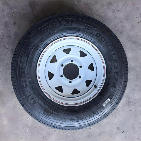 Trailer Tires – Heavy - Duty 10–16 Ply Radial, DOT Approved | ST235/80R16, ST225/75R15, ST205/75R15, ST205/75R14 - Radial Trailer Tires with Double Star | Sold by Uncle Wiener's Wholesale