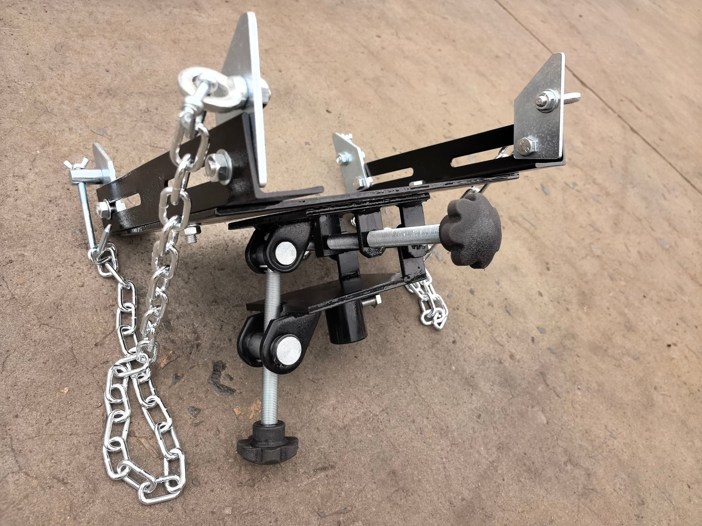 Transmission Jack Adaptor 1100 lbs – Adjustable Tilt & Rotation for 30mm Hydraulic Shaft TJA1100D - with | Sold by Uncle Wiener's Wholesale
