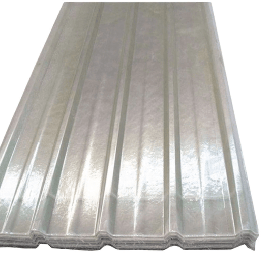 Transparent FRP Siding Roofing Panels 3.7 Ft x 8 Ft Corrugated Daylight Sheets FRPCLR - with | Sold by Uncle Wiener's Wholesale