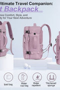 Travel Backpack for Men & Women – Pink (TSA Friendly, Expandable, Carry - On) - with | Sold by Uncle Wiener's Wholesale