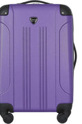 Travelers Club 20" Chicago Expandable Spinner Carry - On Luggage Purple/Pink [color may vary], used, has scratches - with | Sold by Uncle Wiener's Wholesale