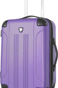 Travelers Club 20" Chicago Expandable Spinner Carry - On Luggage Purple/Pink [color may vary], used, has scratches - with | Sold by Uncle Wiener's Wholesale