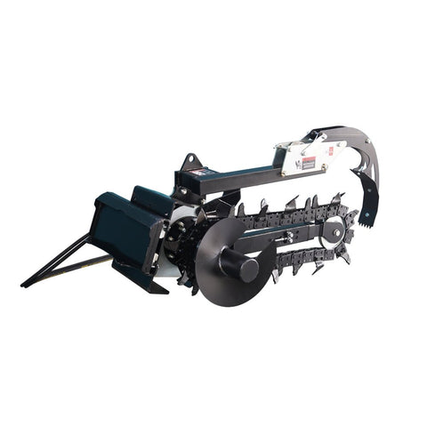 Trencher Attachment – 6" Width, Adjustable Depth | Heavy - Duty Skid Steer & Excavator Tool MSST415 - with | Sold by Uncle Wiener's Wholesale