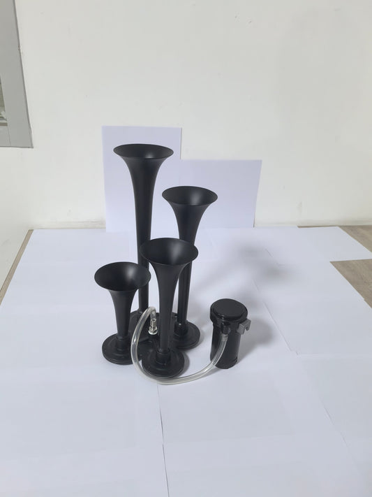 Truck Air Horn 180DB 4 Trumpet Train Horn Kit 12V With Compressor AH1804 - with | Sold by Uncle Wiener's Wholesale