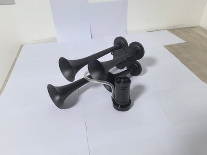 Truck Air Horn 180DB 4 Trumpet Train Horn Kit 12V With Compressor AH1804 - with | Sold by Uncle Wiener's Wholesale