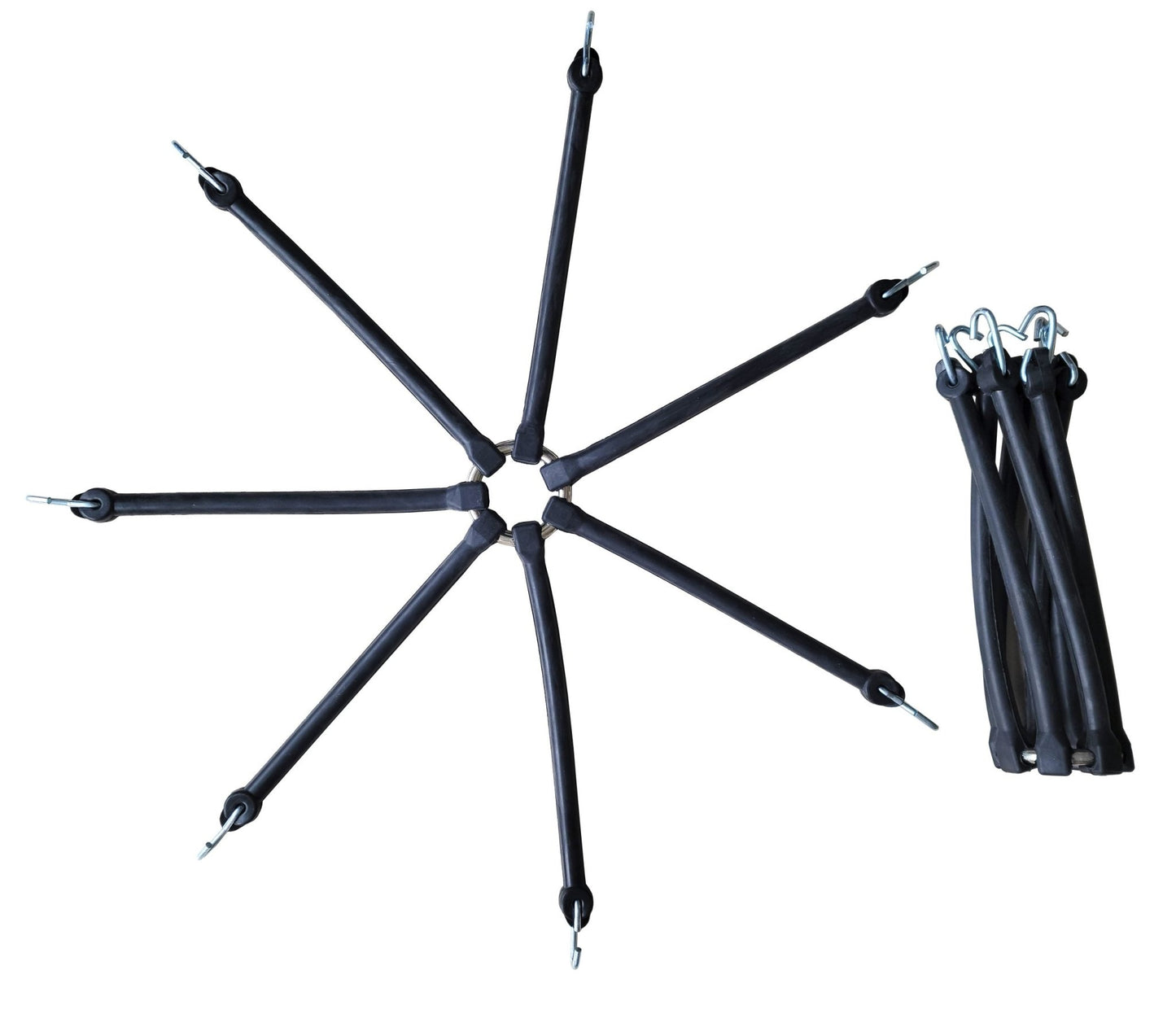 Truck, SUV & Skid Steer Tire Chain Bungee Tighteners – 7 - Arm Rubber Adjusters TS1173 - with | Sold by Uncle Wiener's Wholesale