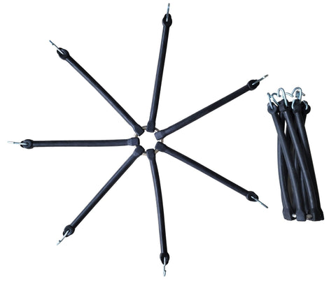 Truck, SUV & Skid Steer Tire Chain Bungee Tighteners – 7 - Arm Rubber Adjusters TS1173 - with | Sold by Uncle Wiener's Wholesale