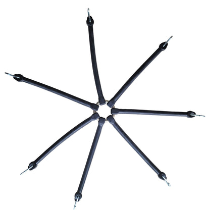Truck, SUV & Skid Steer Tire Chain Bungee Tighteners – 7 - Arm Rubber Adjusters TS1173 - with | Sold by Uncle Wiener's Wholesale