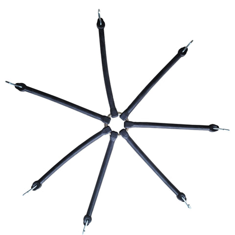 Truck, SUV & Skid Steer Tire Chain Bungee Tighteners – 7 - Arm Rubber Adjusters TS1173 - with | Sold by Uncle Wiener's Wholesale