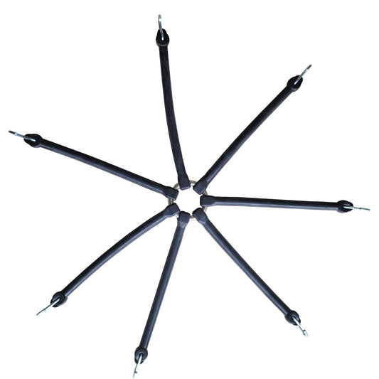 Truck, SUV & Skid Steer Tire Chain Bungee Tighteners – 7 - Arm Rubber Adjusters TS1173 - with | Sold by Uncle Wiener's Wholesale