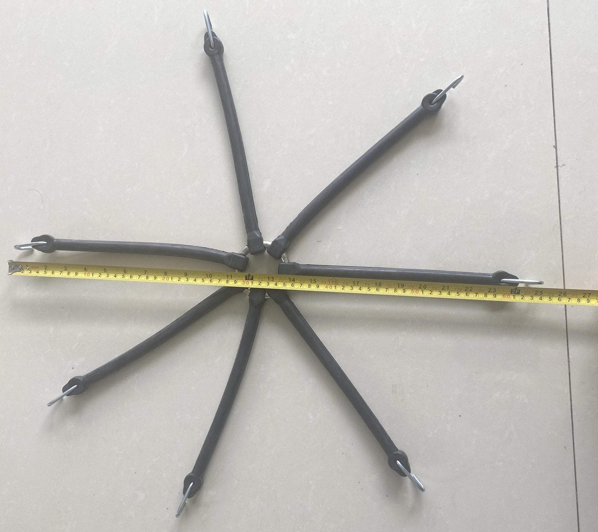 Truck, SUV & Skid Steer Tire Chain Bungee Tighteners – 7 - Arm Rubber Adjusters TS1173 - with | Sold by Uncle Wiener's Wholesale