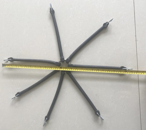 Truck, SUV & Skid Steer Tire Chain Bungee Tighteners – 7 - Arm Rubber Adjusters TS1173 - with | Sold by Uncle Wiener's Wholesale