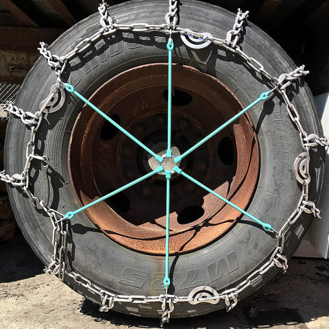 Truck, SUV & Skid Steer Tire Chain Bungee Tighteners – 7 - Arm Rubber Adjusters TS1173 - with | Sold by Uncle Wiener's Wholesale