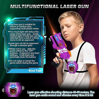 Trumpet Third Generation Laser Tag Set Two Guns And Two Tactical Vests CPS297093 - with | Sold by Uncle Wiener's Wholesale