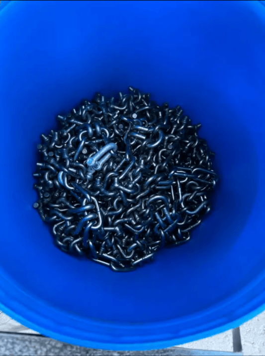 Trygg 8 mm SMT Flexi 17.5 - 25 Grader Tire Chains (Snow / Flexi - Link, Pair) - with | Sold by Uncle Wiener's Wholesale