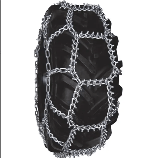 Trygg 8 mm SMT Flexi 17.5 - 25 Grader Tire Chains (Snow / Flexi - Link, Pair) - with | Sold by Uncle Wiener's Wholesale