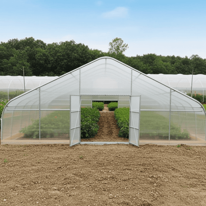 Tunnel Greenhouse Building – 30x40x12 & 30x80x12 FT Heavy - Duty Hoop House Structure - General Equipment with 30X40X12 FT | Sold by Uncle Wiener's Wholesale