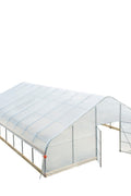Tunnel Greenhouse Building – 30x40x12 & 30x80x12 FT Heavy - Duty Hoop House Structure - with 30X80X12 FT | Sold by Uncle Wiener's Wholesale