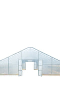 Tunnel Greenhouse Building – 30x40x12 & 30x80x12 FT Heavy - Duty Hoop House Structure - with 30X80X12 FT | Sold by Uncle Wiener's Wholesale