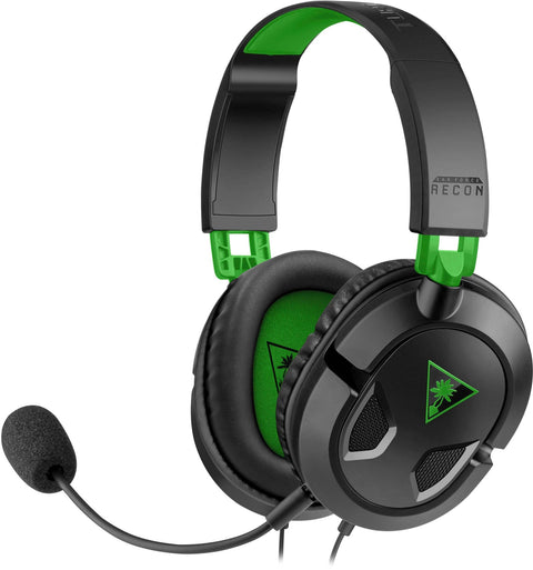 Turtle Beach - Recon 50X Wired Gaming Headset for Xbox Series X | S, Xbox One, PS5, PS4, PlayStation, Nintendo Switch, Mobile & PC - Black/Green - with Black/Green | Sold by Uncle Wiener's Wholesale