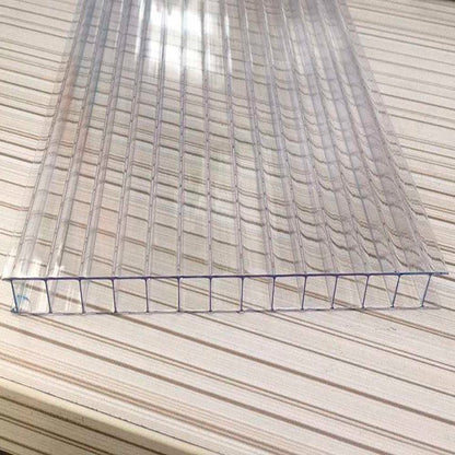 Twin & Triple Wall Polycarbonate Sheets – 4x8 FT Greenhouse Panels | 4mm, 8mm, 16mm Honeycomb Thickness - with 4x8 FT 2 LAYER 8MM Thick | Sold by Uncle Wiener's Wholesale