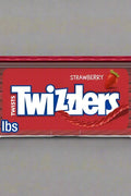 Twizzlers Twists Strawberry Flavored Licorice Style Low Fat Candy, Tub 5 lb - with Multicolor | Sold by Uncle Wiener's Wholesale