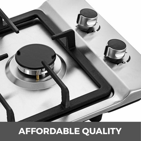 Two - Burner Portable Gas Stove with Electronic Ignition – RV & Camping Cooktop 1228801 - with | Sold by Uncle Wiener's Wholesale