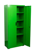 Two Door Metal Storage Cabinet – Lockable with Adjustable Shelves - with Desert Sand | Sold by Uncle Wiener's Wholesale