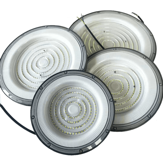 UFO LED High Bay Light 100W / 200W / 300W – IP65 Waterproof Industrial Lighting - with 100W | Sold by Uncle Wiener's Wholesale